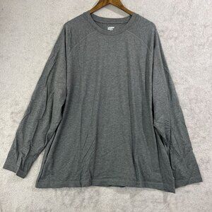 NWOT Lands' End Men's XXL Gray Long Sleeve T-Shirt